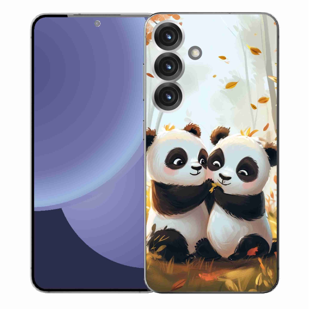 Gélový kryt mmCase na Samsung Galaxy S25+ - pandy