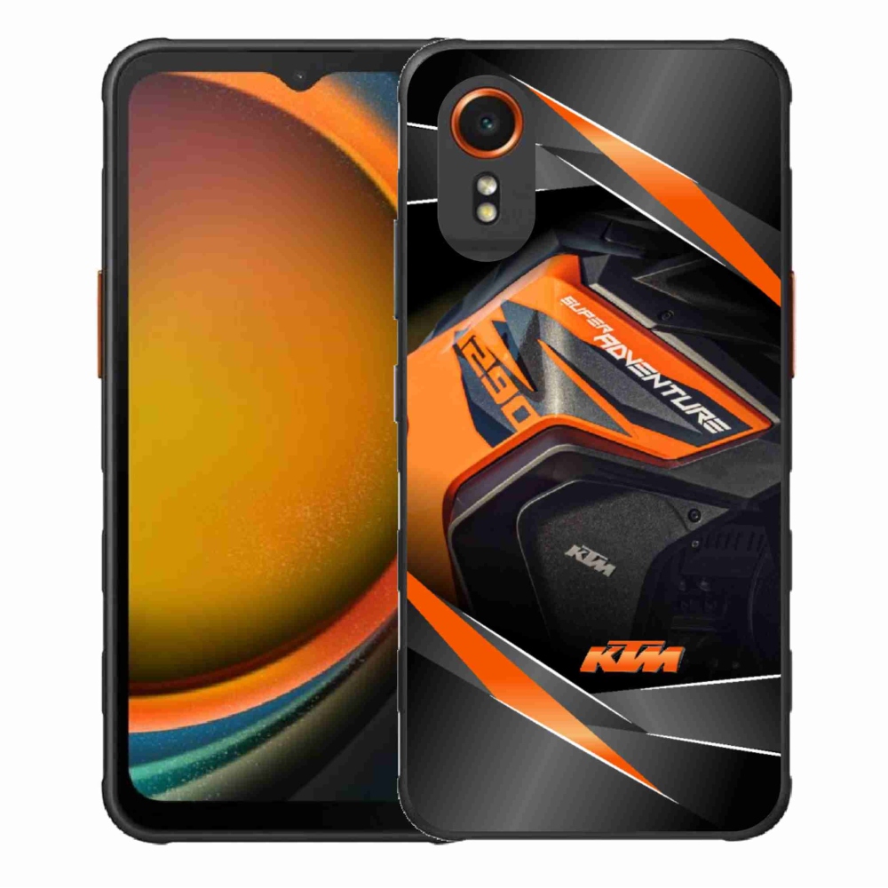 Gélový kryt mmCase na Samsung Galaxy Xcover 7 - motorka ktm