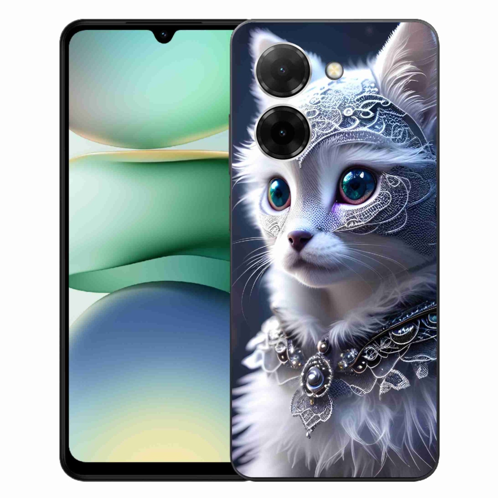 Gélový kryt mmCase na Xiaomi Redmi A5 - biela mačka