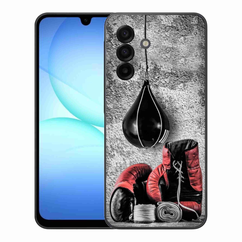 Gélový kryt mmCase na Samsung Galaxy A17 4G/5G - boxovacie vrece a rukavice