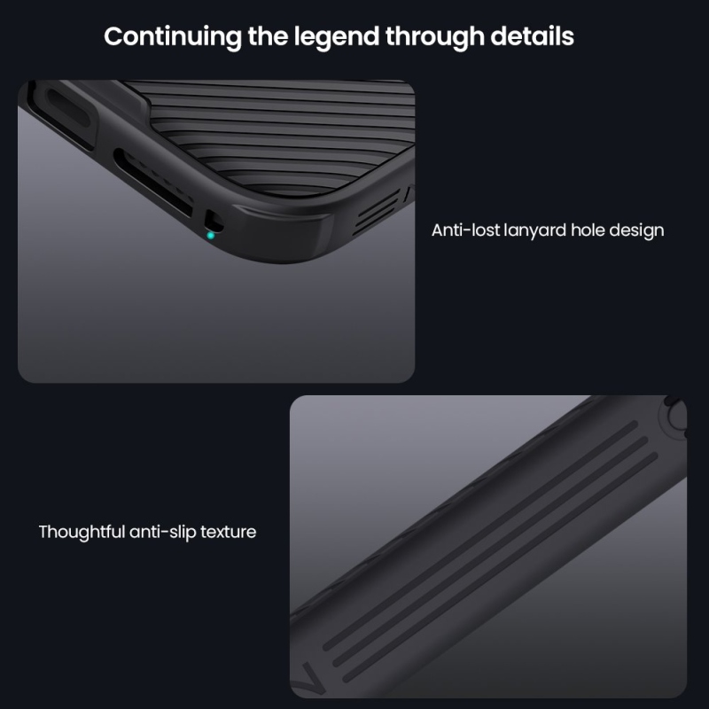 Nillkin CamShield PRO Magnetický zadný kryt pre Apple iPhone 17 Pro Max Black