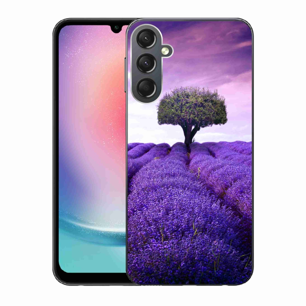 Gélový kryt mmCase na Samsung Galaxy A24 - levanduľová lúka