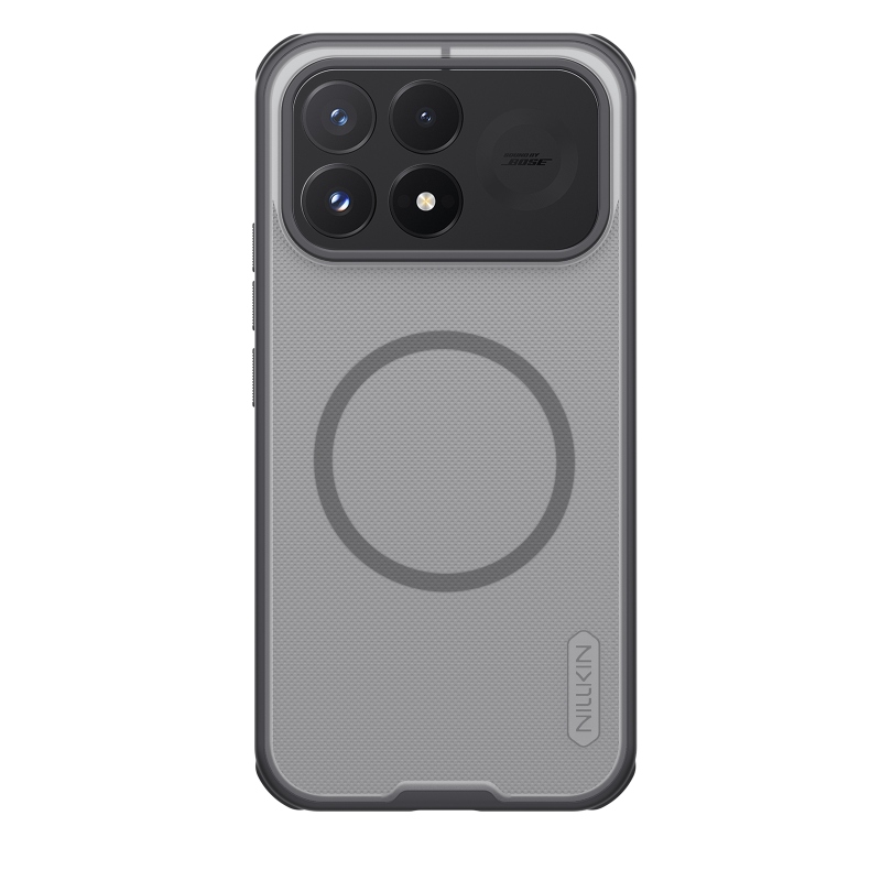 Nillkin Super Frosted PRO Magnetic zadný kryt pre Poco F9 Pro, priehľadný čierny