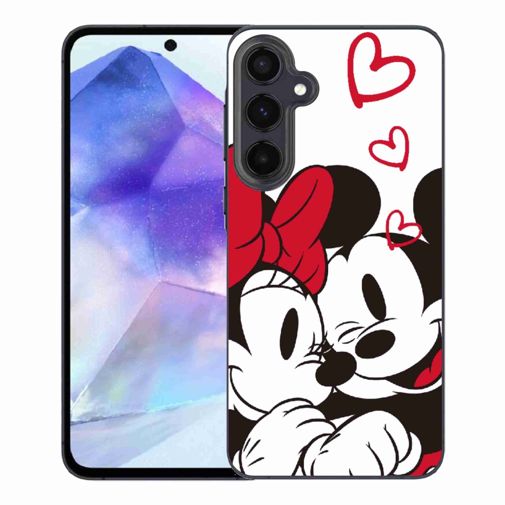 Gélový kryt mmCase na Samsung Galaxy A55 5G - mínnie a mickey