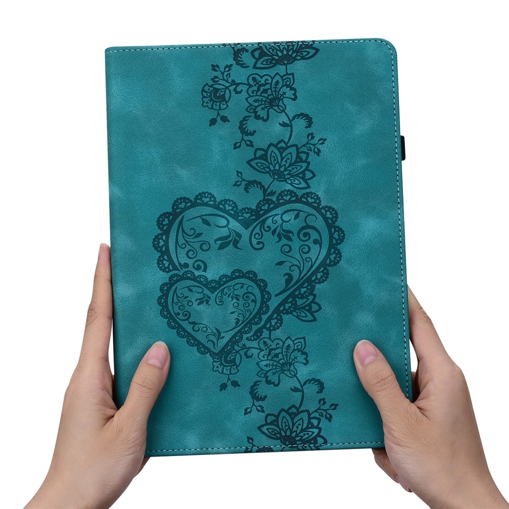 Heart zatváracie púzdro na tablet Xiaomi Redmi Pad SE 8.7 - zelené