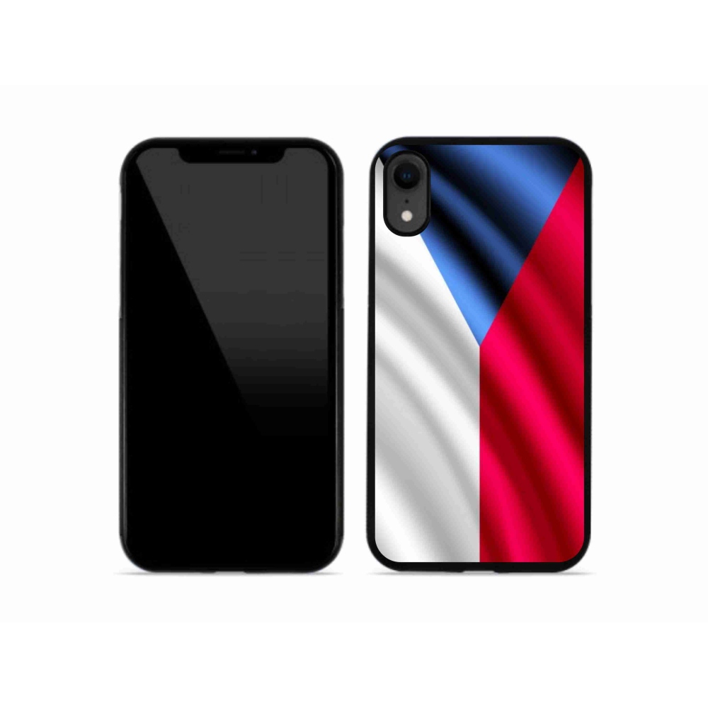 Gélový kryt mmCase na mobil iPhone XR - česká vlajka