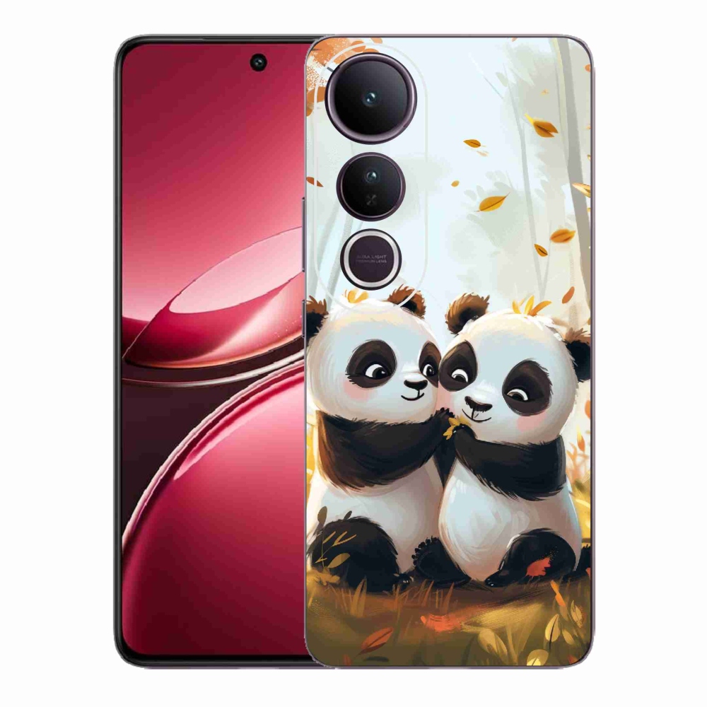 Gélový kryt mmCase na Vivo V50 Lite 4G/5G - pandy