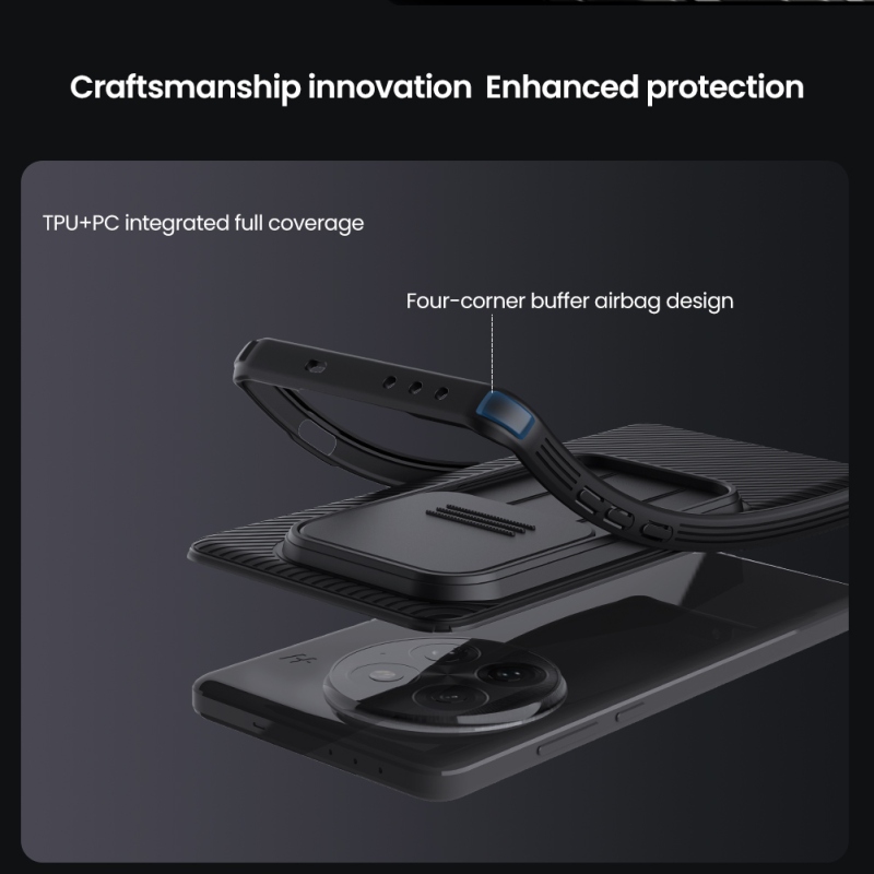 Nillkin CamShield PRO Zadný Kryt pre OnePlus 13 Black