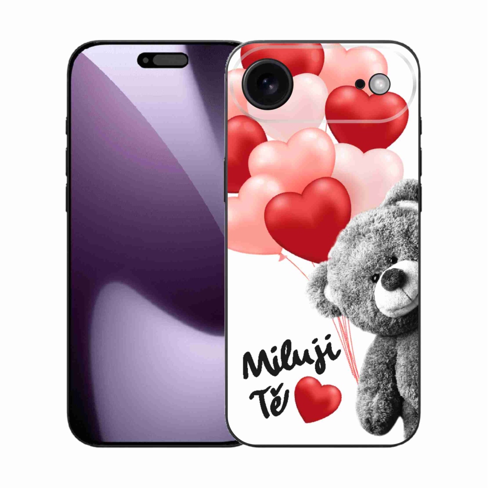Gélový kryt mmCase na iPhone 17 Air - milujem Ťa