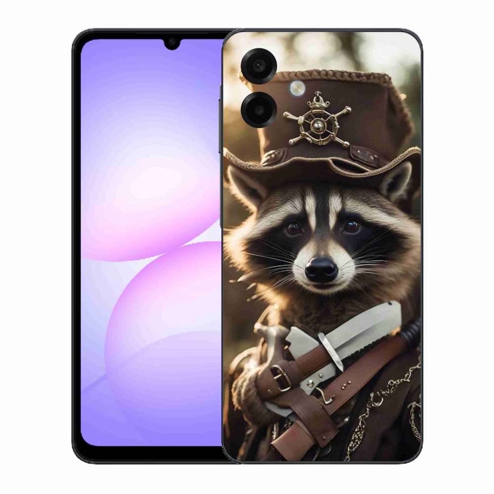 Gélový kryt mmCase na Samsung Galaxy A07 4G - mýval v uniforme