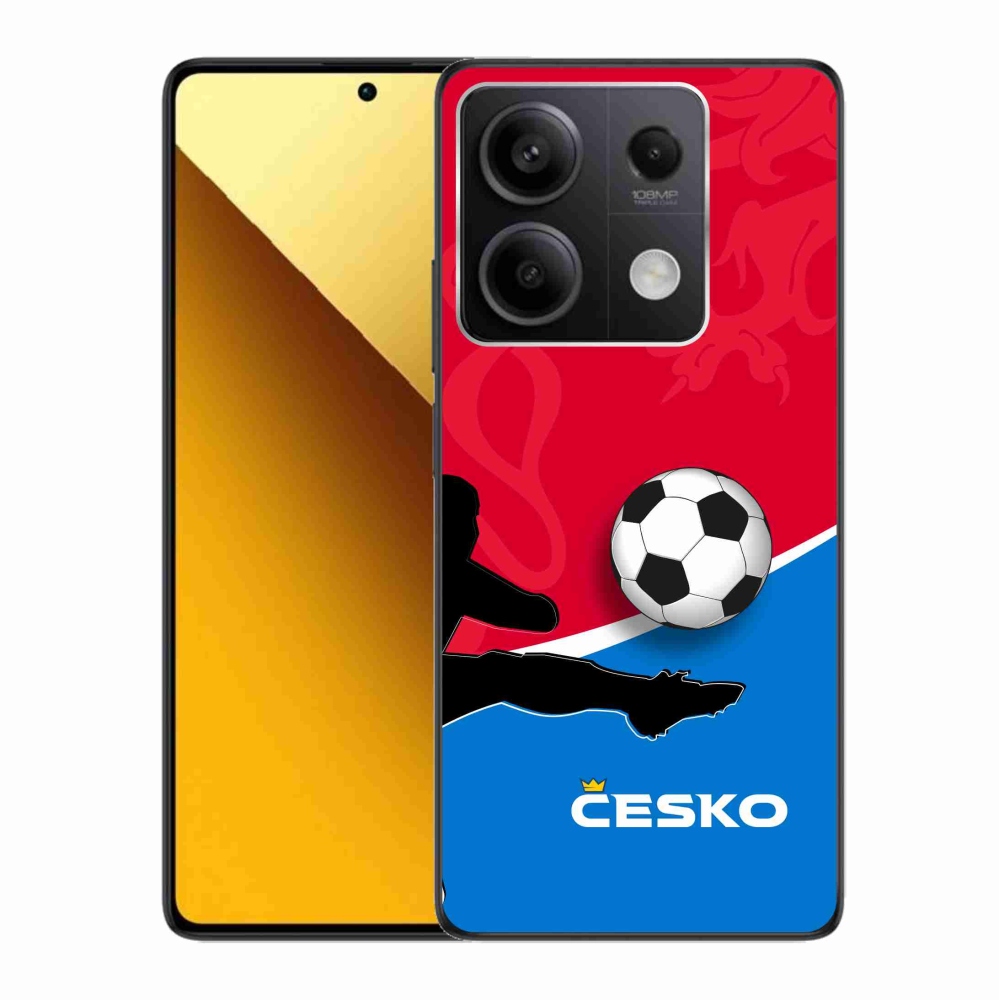 Gélový kryt mmCase na Xiaomi Redmi Note 13 5G - futbal Česko 2