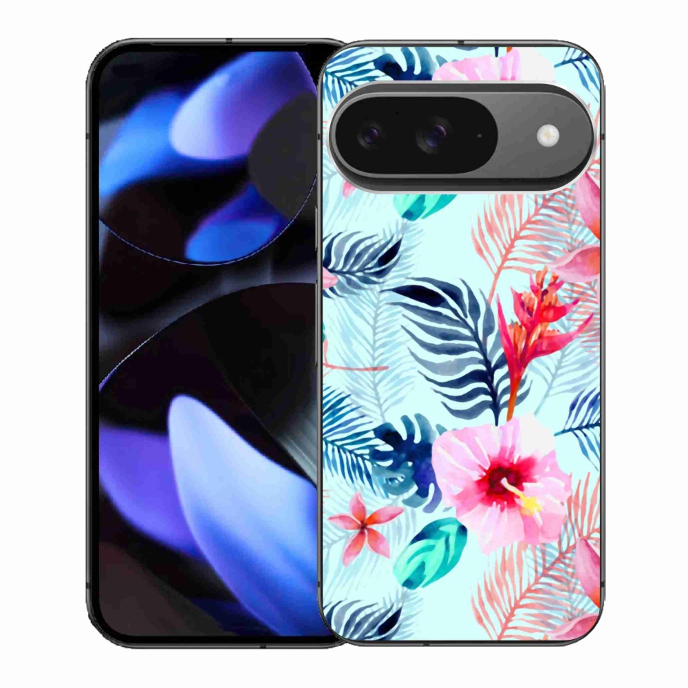 Gélový kryt mmCase na Google Pixel 9/9 Pro - kvety
