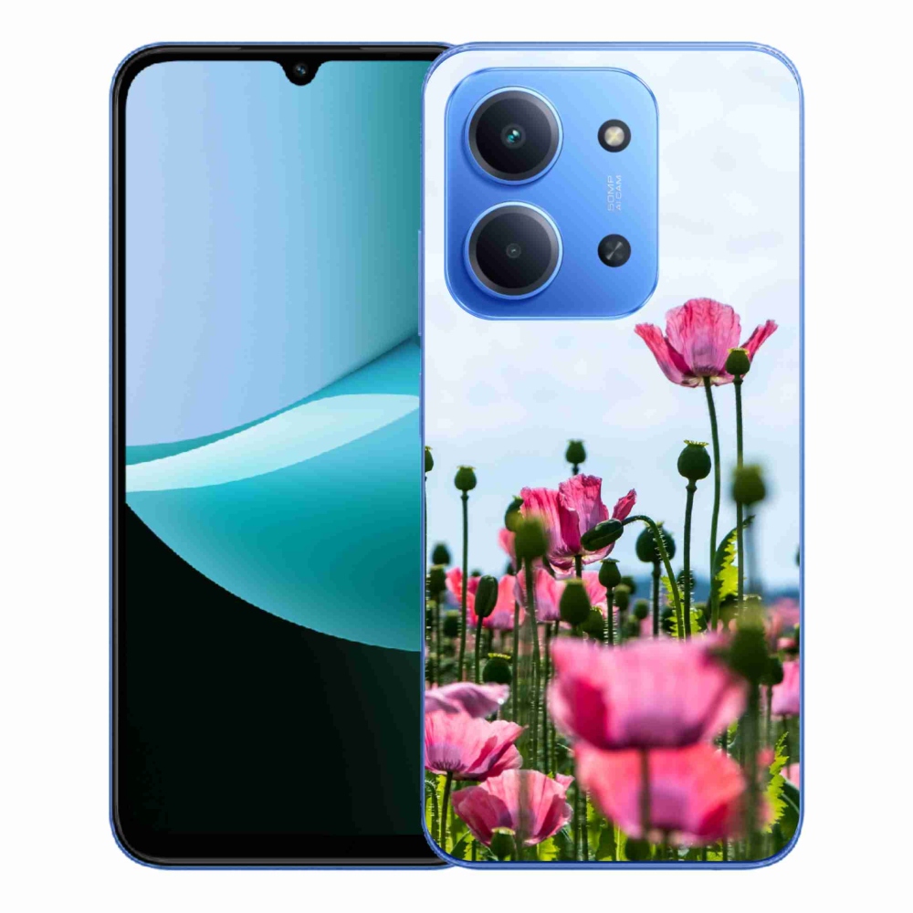 Gélový kryt mmCase na Xiaomi Redmi 15C 4G/5G (173mm) - vlčí mak