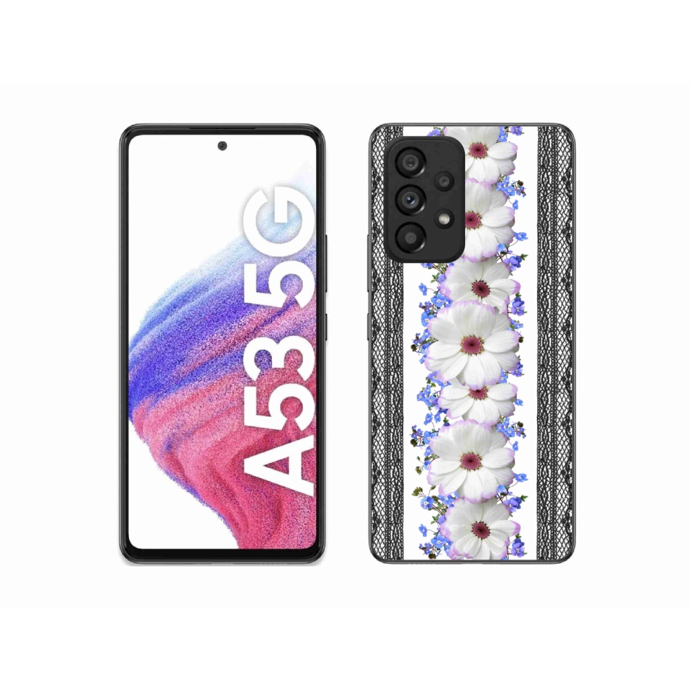 Gélový kryt mmCase na Samsung Galaxy A53 5G - kvety 8