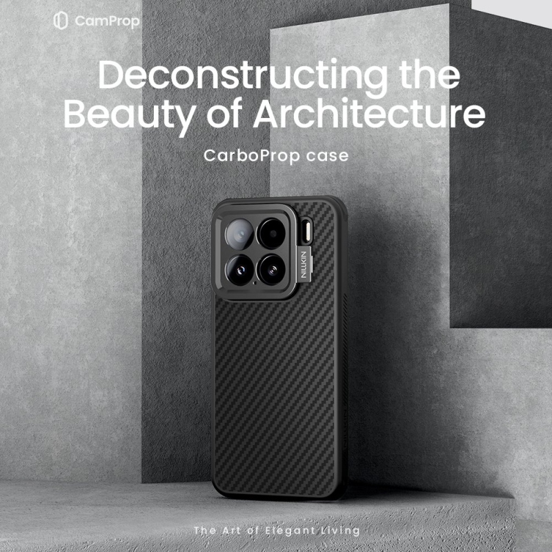 Nillkin CarboProp Aramid Magnetický zadný kryt pre Xiaomi 15 Black