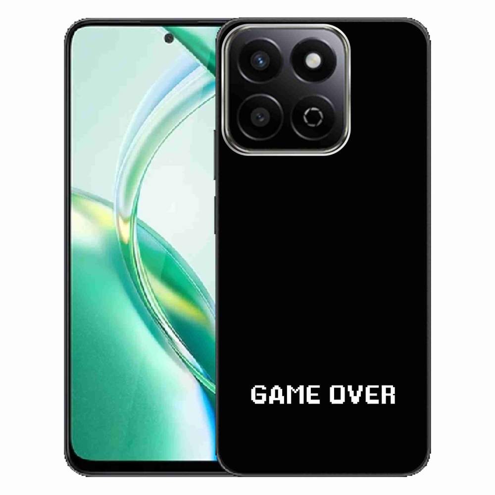 Gélový kryt mmCase na Honor 200 Smart 5G - game over čierne pozadie