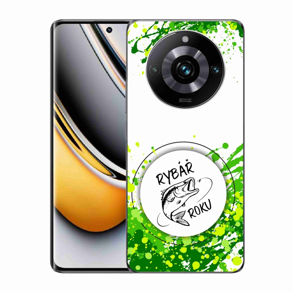 Gélový kryt mmCase na Realme 11 Pro/11 Pro+ - rybár roka biele pozadie