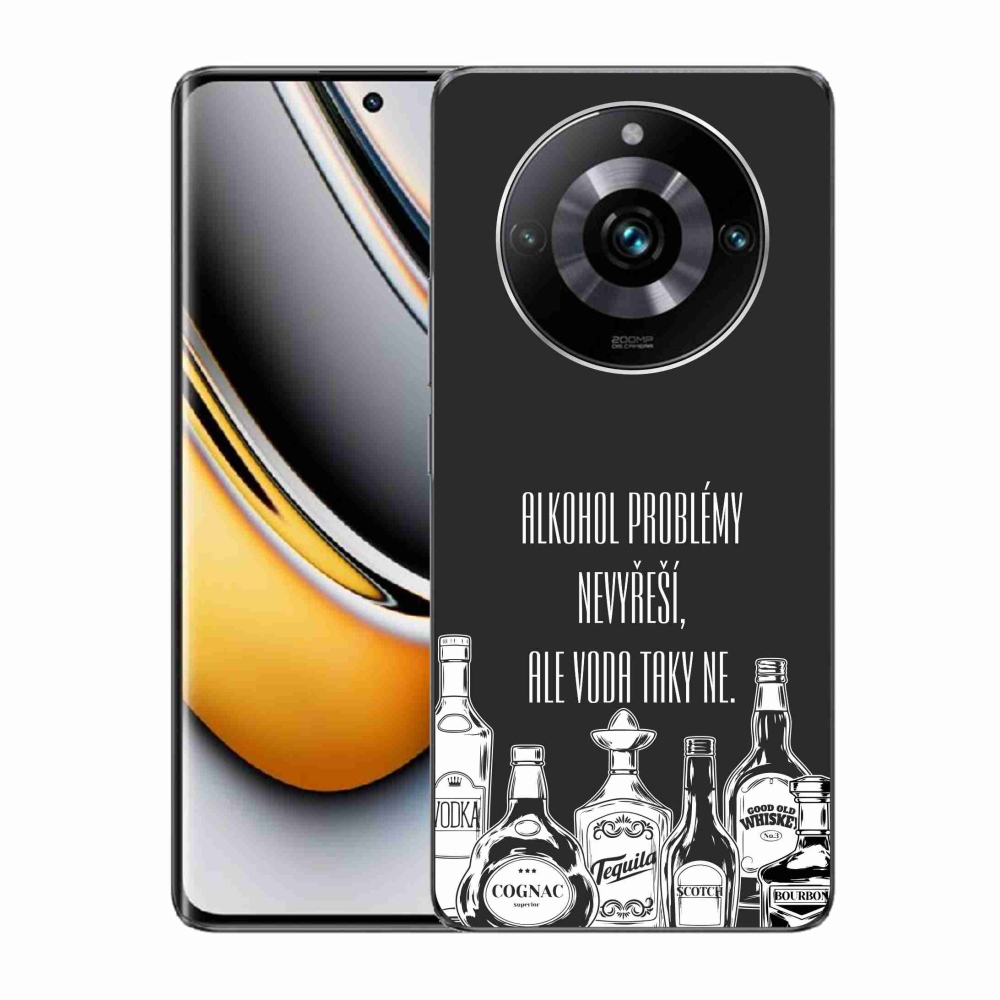 Gélový kryt mmCase na Realme 11 Pro/11 Pro+ - vtipný text čierne pozadie