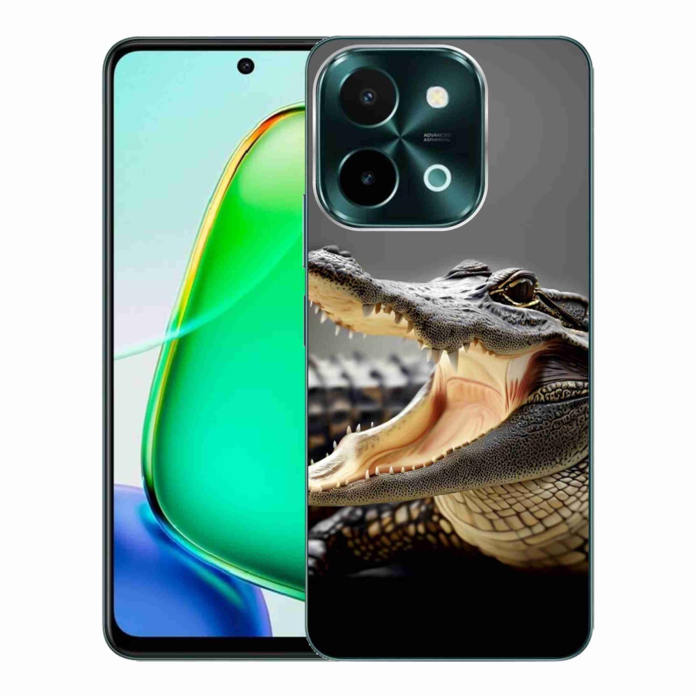 Gélový kryt mmCase na Vivo Y28 - krokodíl