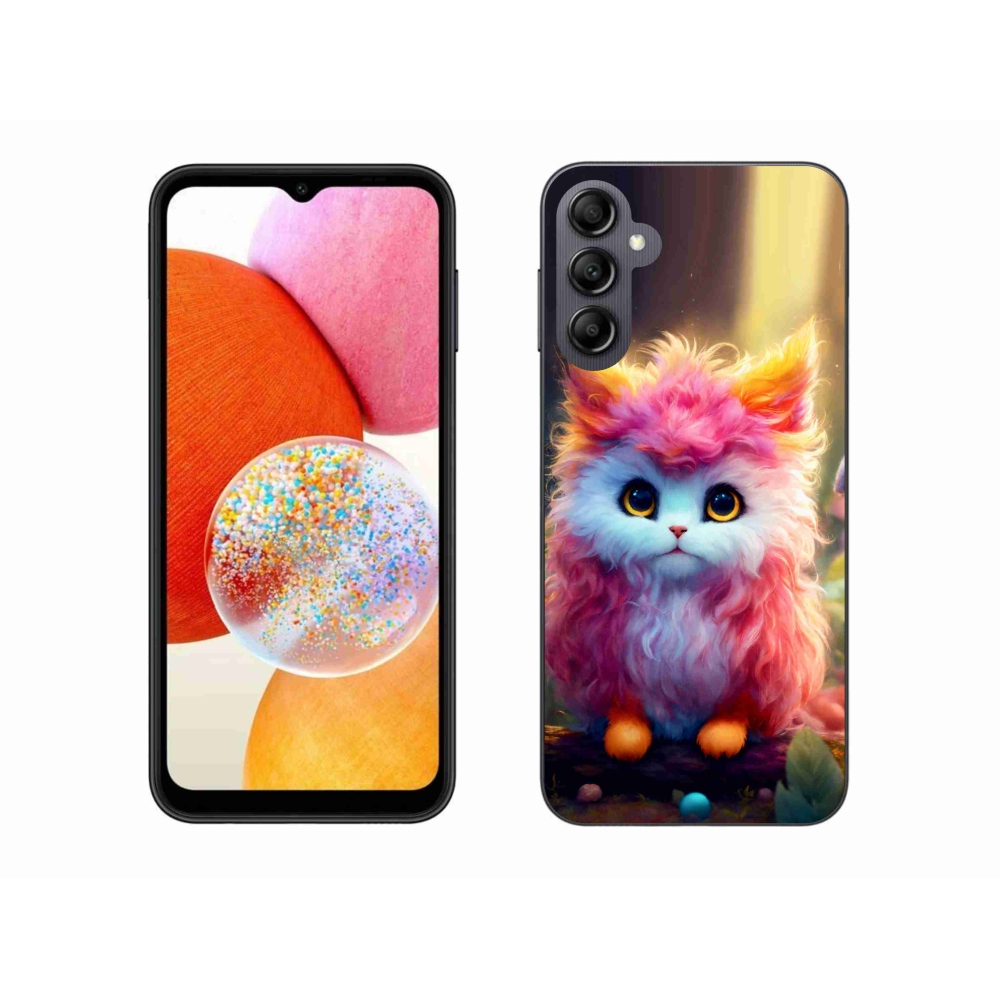 Gélový kryt mmCase na Samsung Galaxy A14 4G/5G - roztomilé mačiatko 5