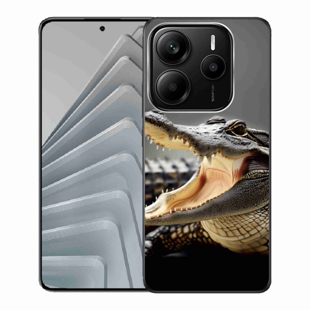 Gélový kryt mmCase na Xiaomi Redmi Note 14 5G - krokodýl