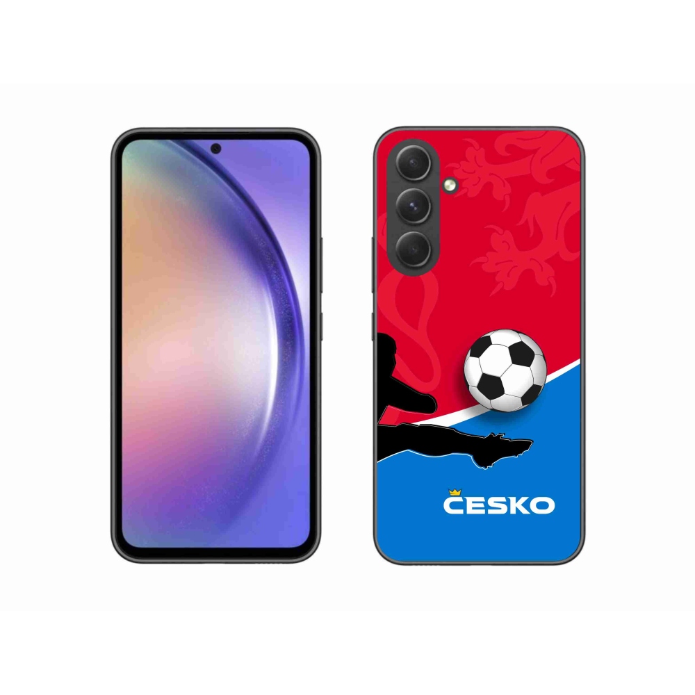 Gélový kryt mmCase na Samsung Galaxy A54 5G - futbal Česko 2