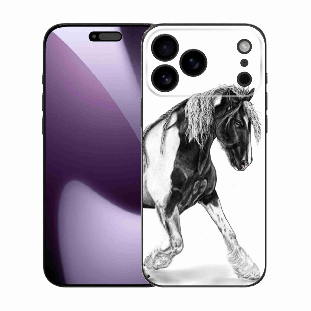 Gélový kryt mmCase na iPhone 17 Pro Max - kôň