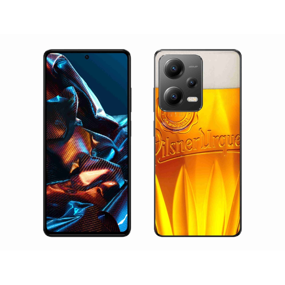 Gélový kryt mmCase na mobil Xiaomi Redmi Note 12 Pro 5G - pivo