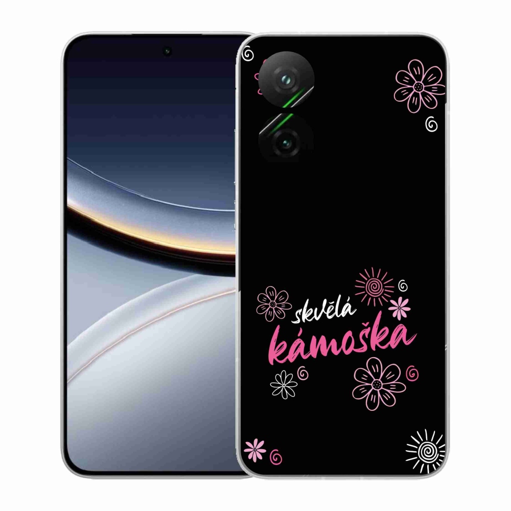 Gélový kryt mmCase na Xiaomi Poco F7 5G - skvelá kamoška čierne pozadie