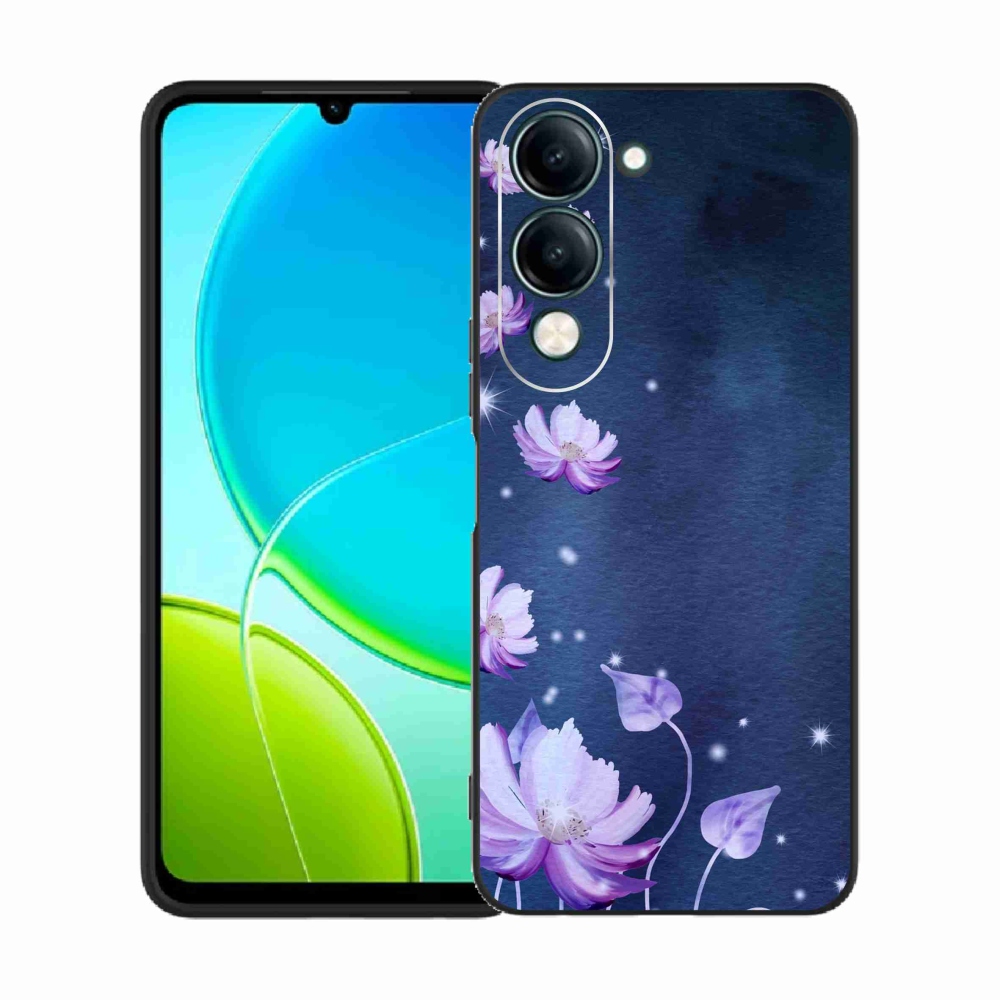 Gélový kryt mmCase na Vivo Y29s 5G - padajúce kvety