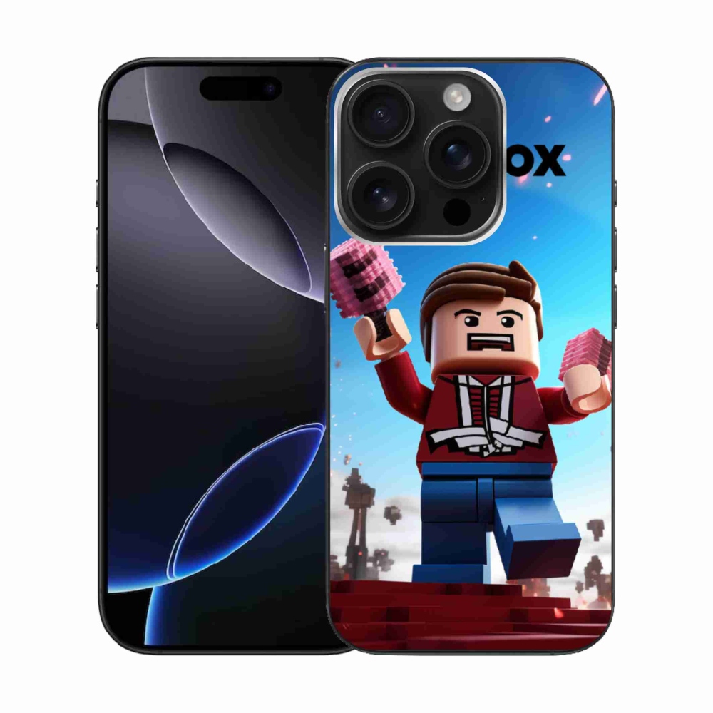 Gélový kryt mmCase na iPhone 16 Pro - roblox 2