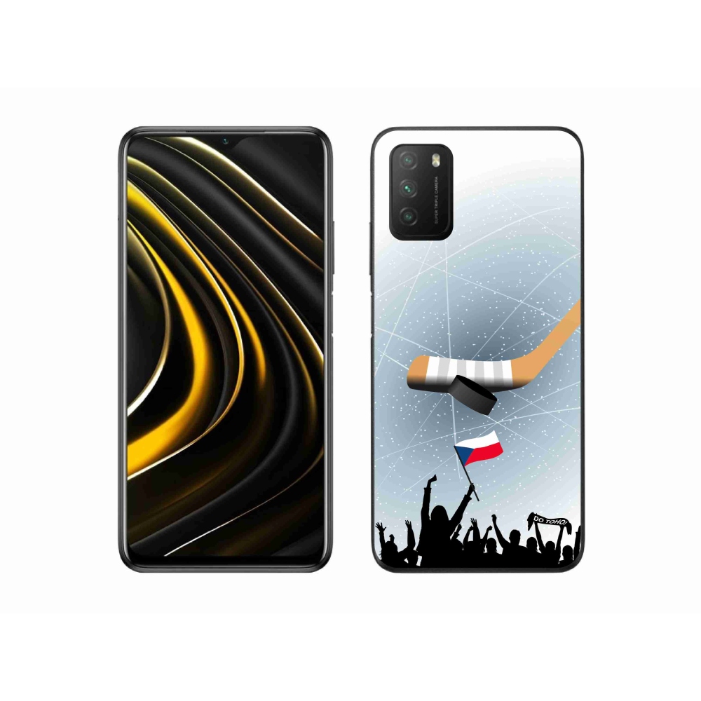 Gélový kryt mmCase na Xiaomi Poco M3 - fanúšikovia hokeja