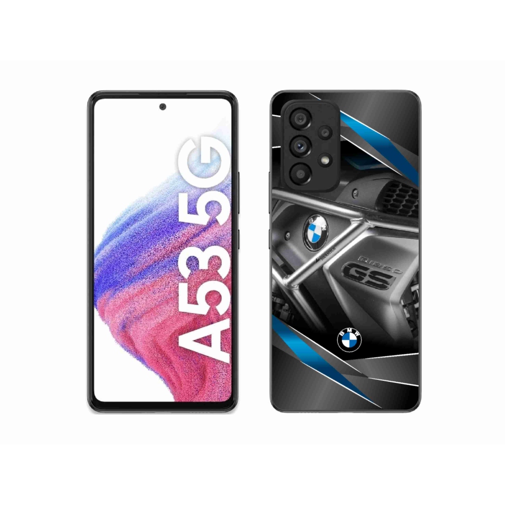 Gélový kryt mmCase na Samsung Galaxy A53 5G - motorka bmw