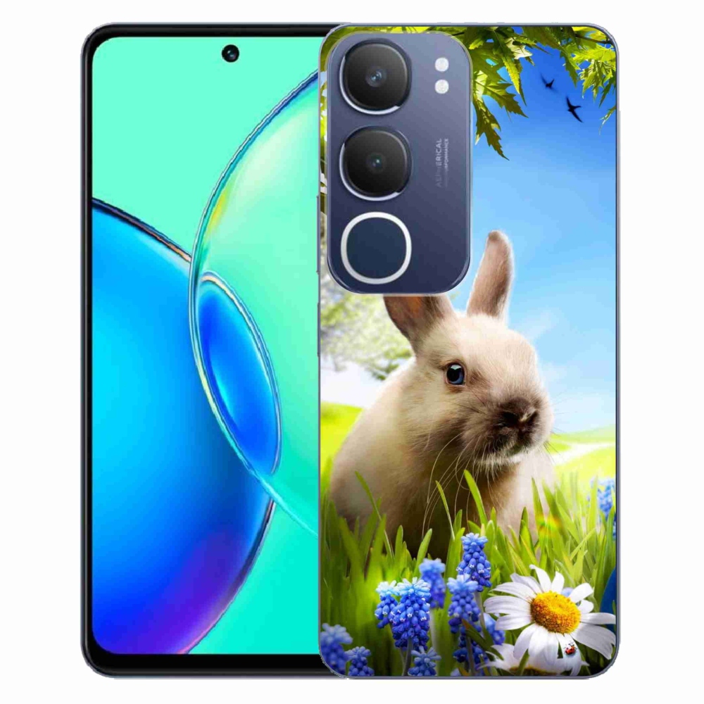 Gélový kryt mmCase na Vivo Y19s - zajačik