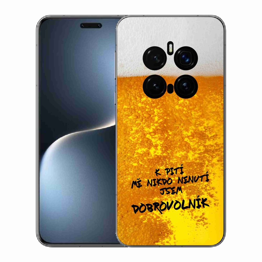 Gélový kryt mmCase na Honor Magic 7 Pro 5G - pivný motív 4