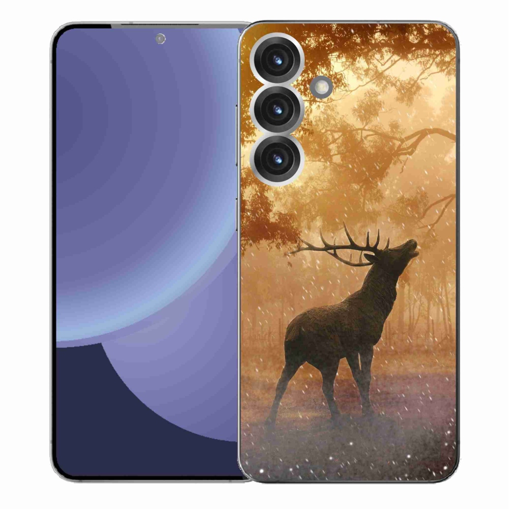 Gélový kryt mmCase na Samsung Galaxy S25+ - jeleň v ruji