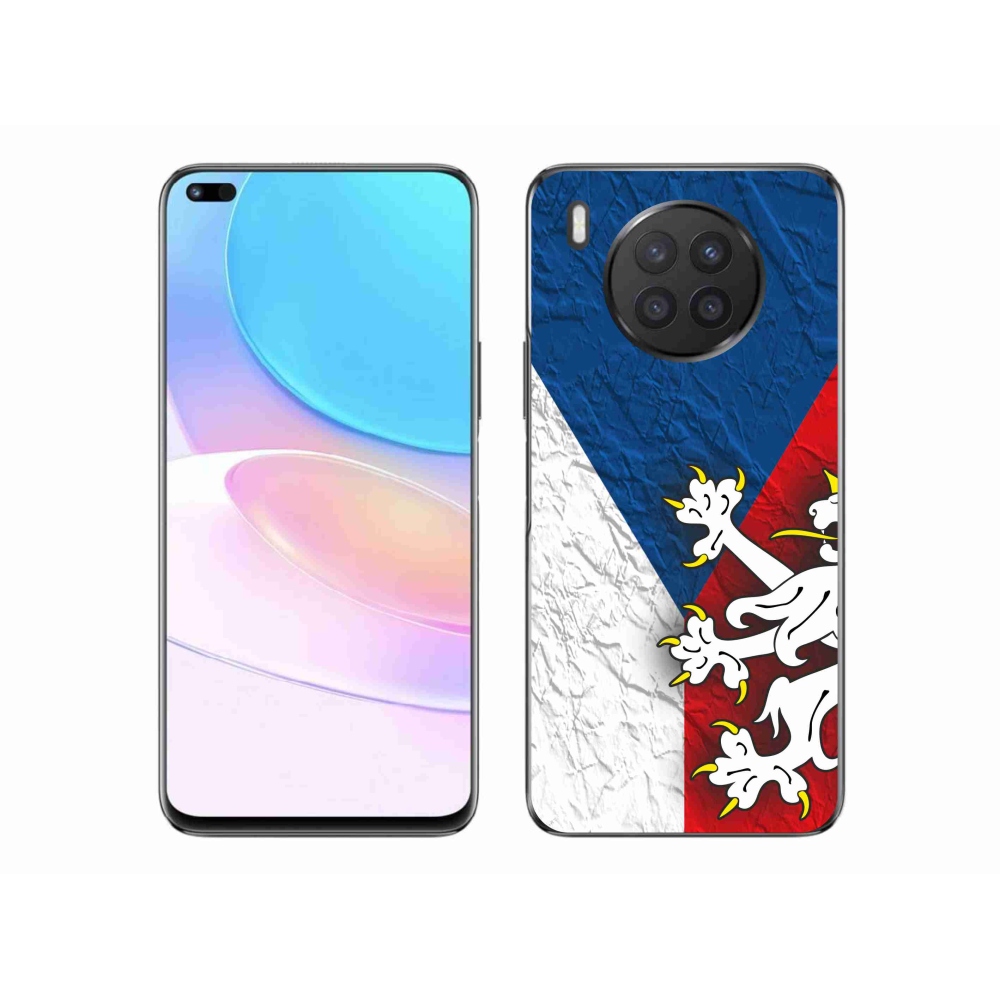 Gélový kryt mmCase na Huawei Nova 8i - česká vlajka 1