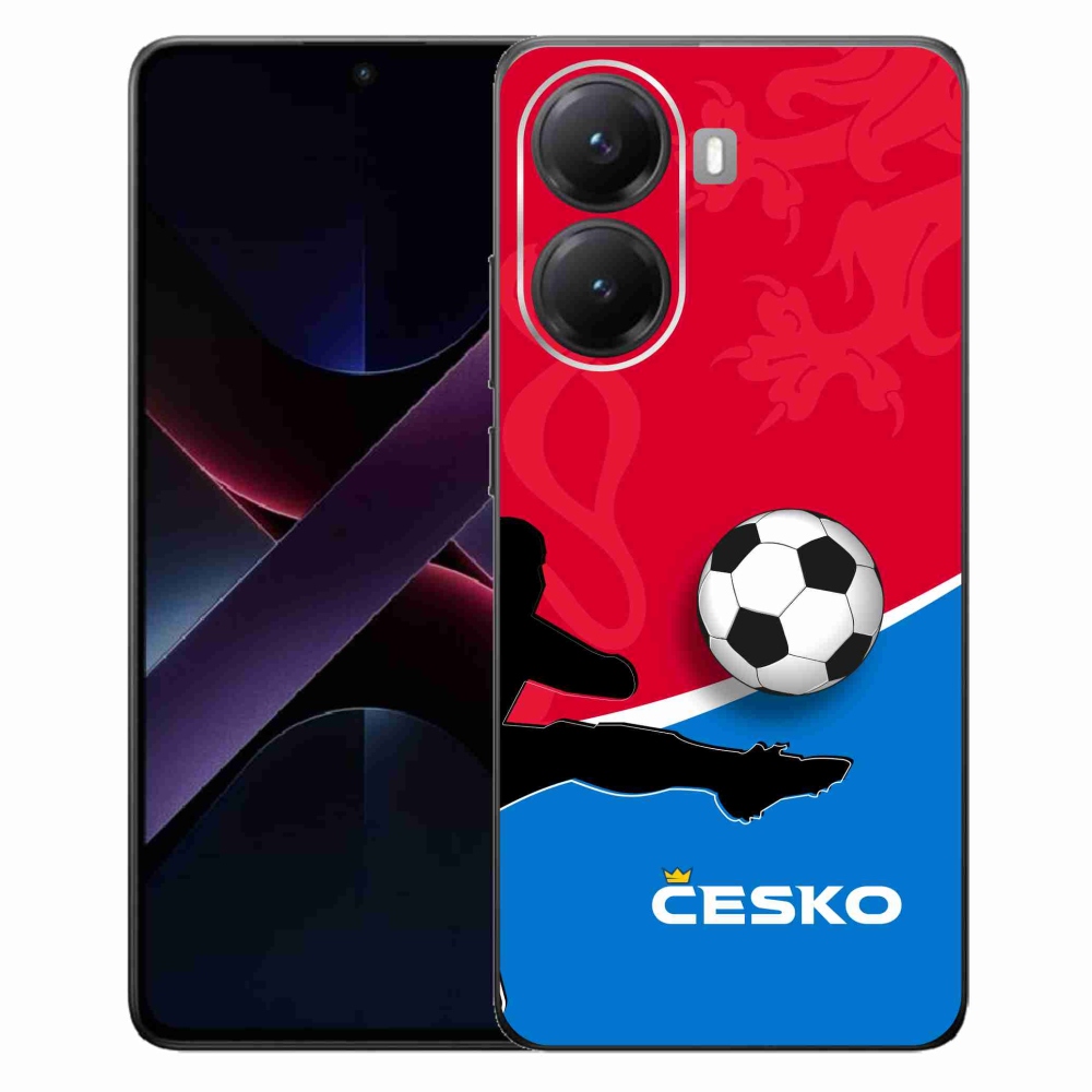 Gélový kryt mmCase na Xiaomi Poco X7 Pro 5G - futbal Česko 2