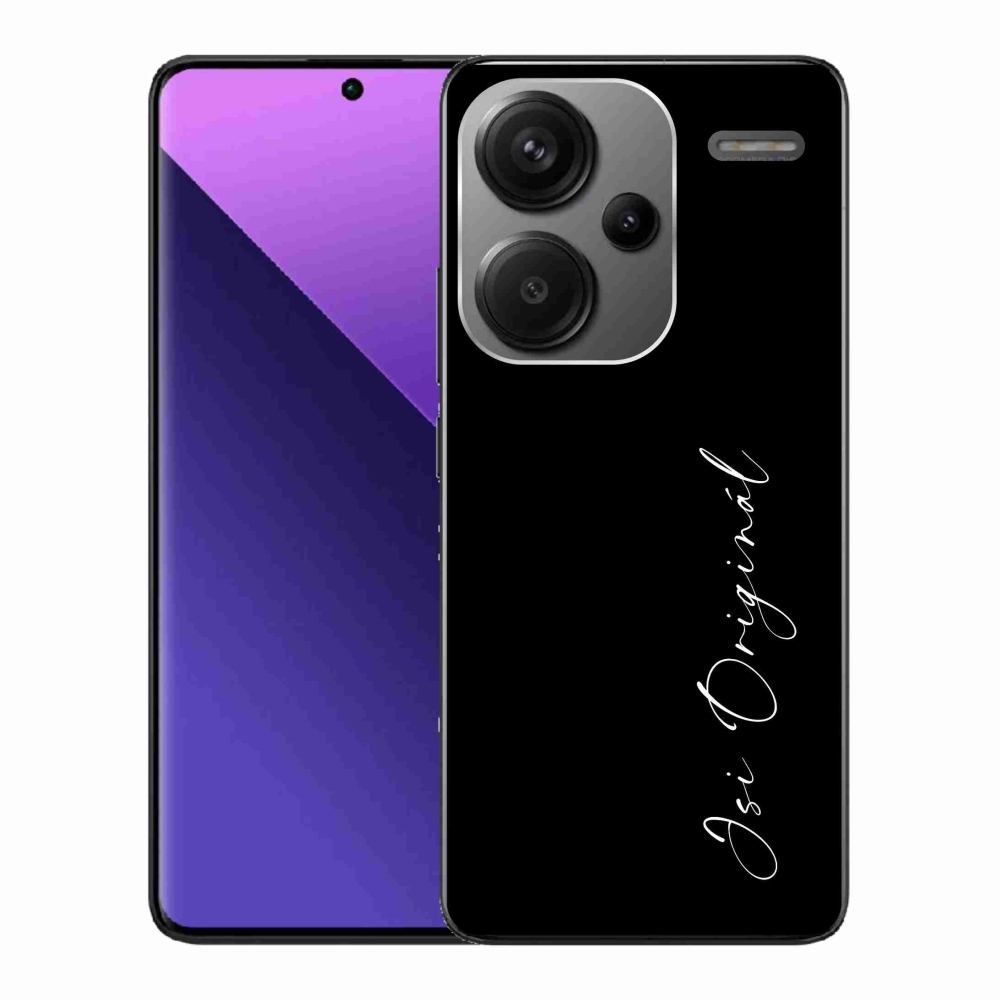 Gélový kryt mmCase na Xiaomi Redmi Note 13 Pro+ 5G - si originál čierne pozadie