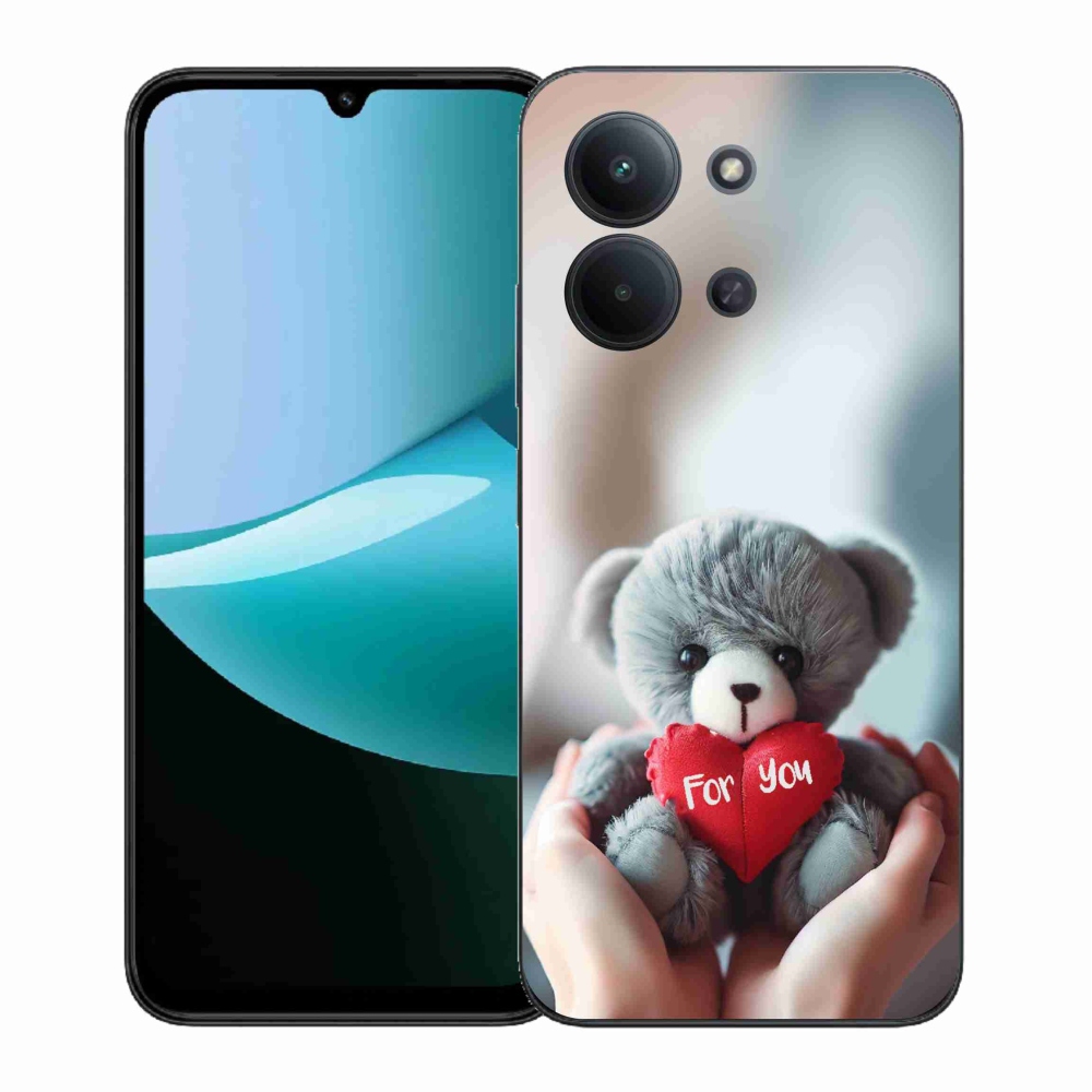 Gélový kryt mmCase na Xiaomi Redmi 15C 4G (171mm)/Poco C85 4G (171mm) - medvedík pre zamilovaných