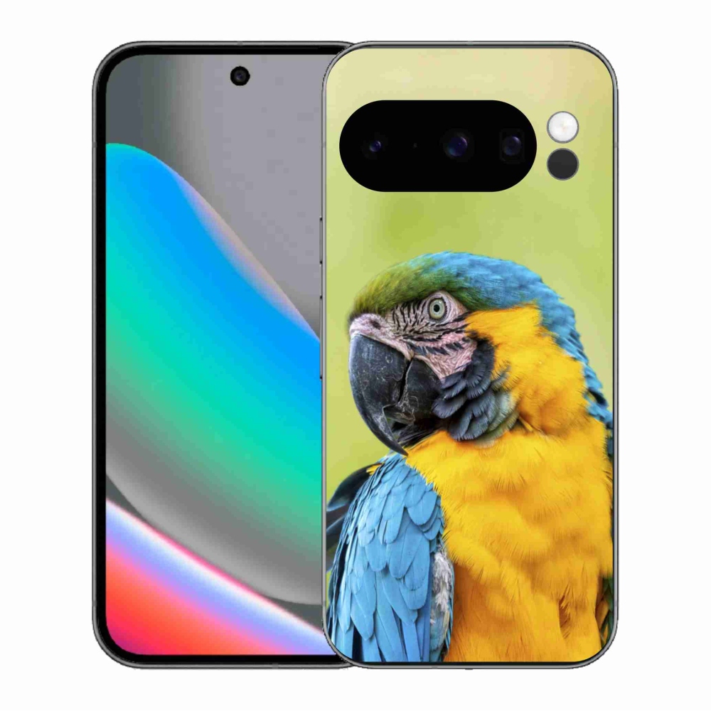 Gélový kryt mmCase na Google Pixel 10 Pro - papagáj ara 2