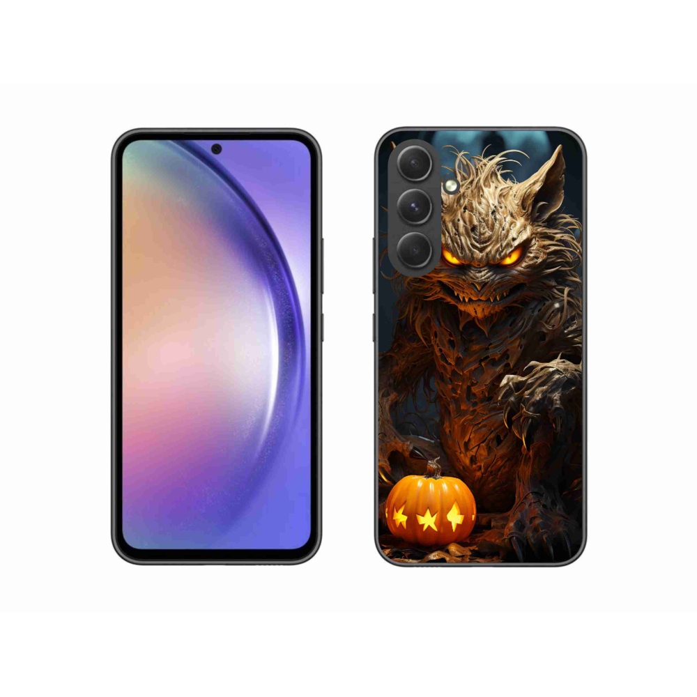 Gélový kryt mmCase na Samsung Galaxy A54 5G - halloweenska príšera