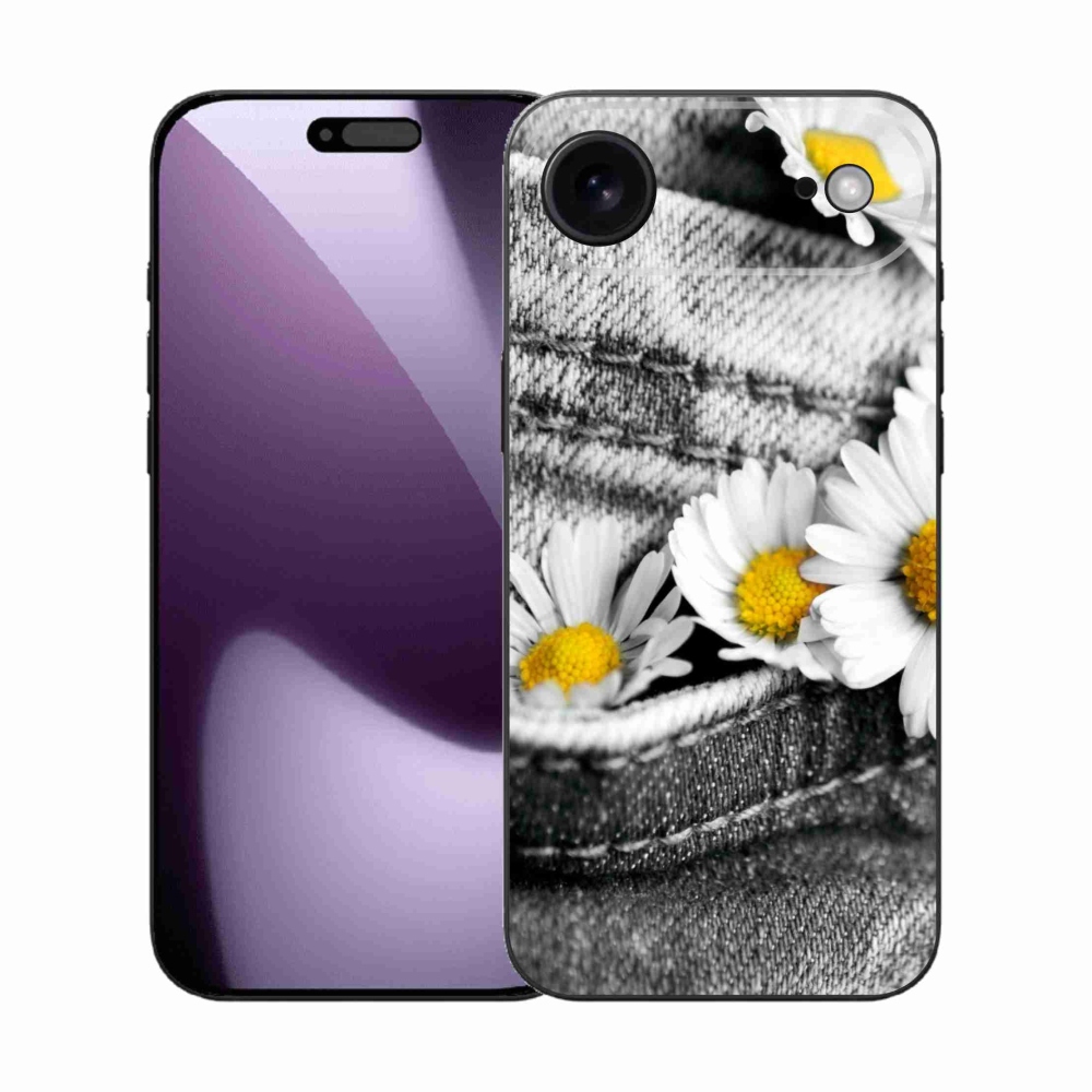 Gélový kryt mmCase na iPhone 17 Air - margarétky