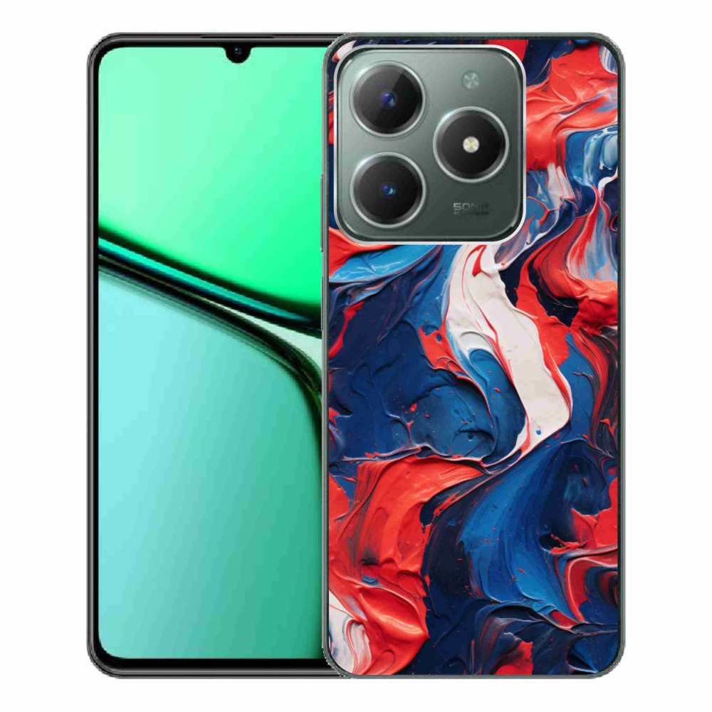 Gélový kryt mmCase na Realme C61 - abstraktný motív 7