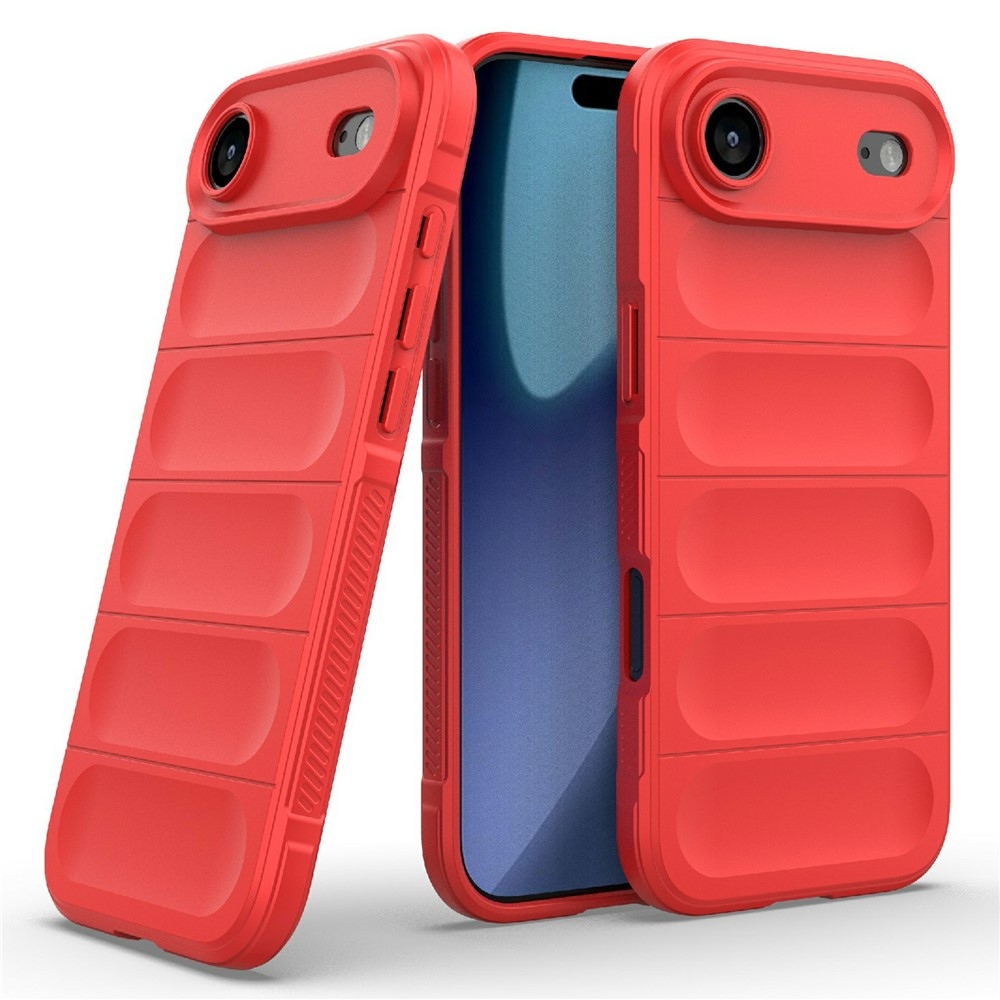 Rugg odolný gélový obal na iPhone 17 Air - červený