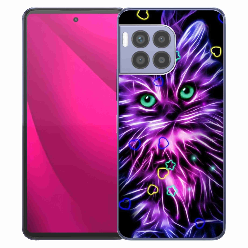 Gélový kryt mmCase na T-Mobile T Phone 2 Pro - abstraktná mačka