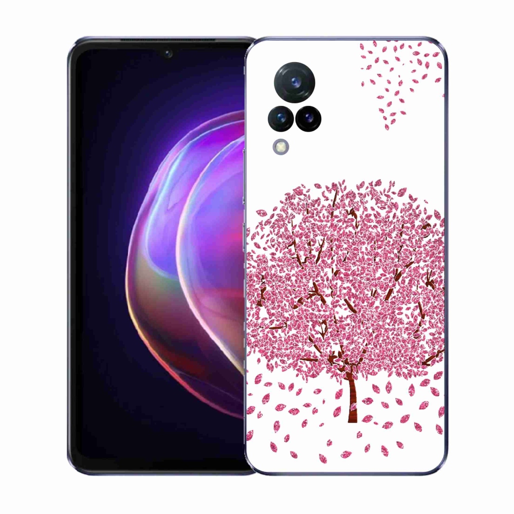 Gélový kryt mmCase na Vivo V21 4G/5G - kreslený strom s listami