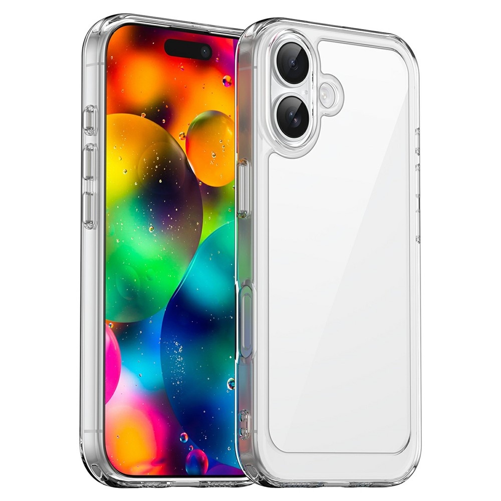 Gélový obal s pevným chrbtom na iPhone 17 - priehľadný