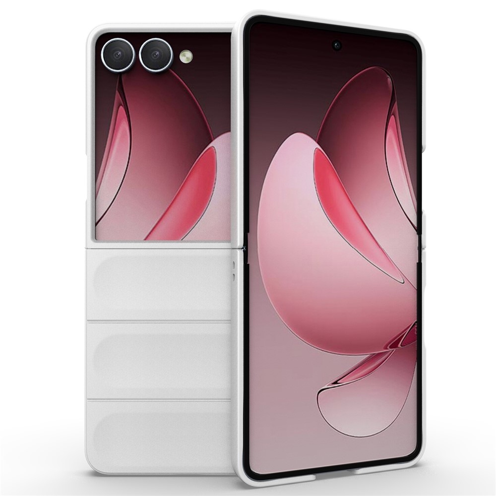 Rugg odolný gélový obal na Samsung Galaxy Z Flip7 5G - biely