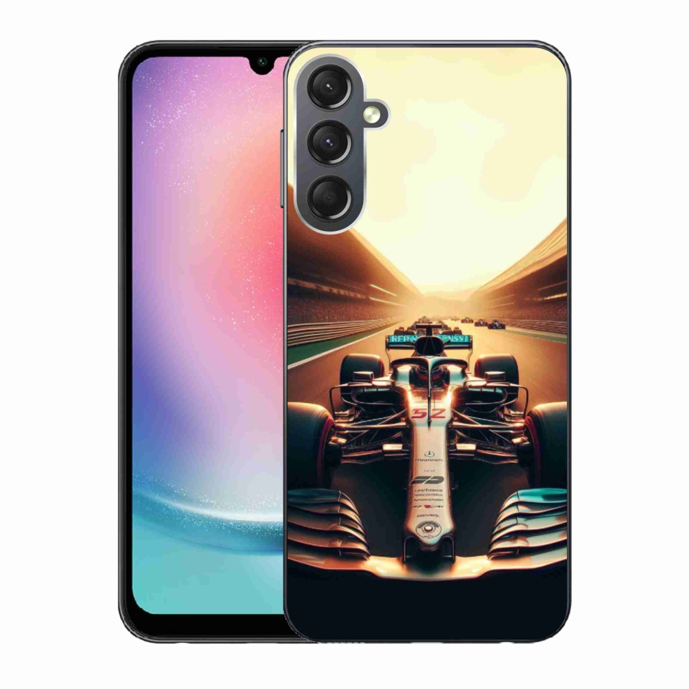 Gélový kryt mmCase na Samsung Galaxy A24 - formula 1